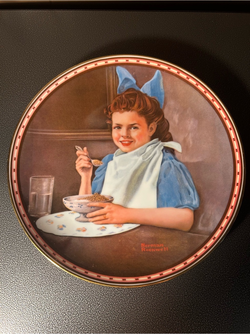 Vintage Norman Rockwell Good Intentions Collector Plate Knowles 1987